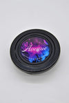 AVENUE LOGO BLUE GALAXY HORN BUTTON