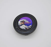 AVENUE LOGO BLUE WAVE HORN BUTTON