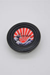 AVENUE LOGO JDM RISING SUN & WAVE HORN BUTTON