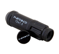NRG STEEL LUGNUT 12X1.5 BLACK