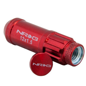 NRG STEEL LUGNUT 12X1.5 RED