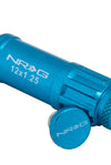 NRG STEEL LUGNUT 12X1.25 BLUE