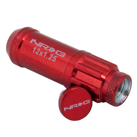 NRG STEEL LUGNUT 12X1.25 RED