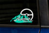 AVENUE PERFORMANCE MOUNTAIN STEERING WHEEL LOGO STICKER