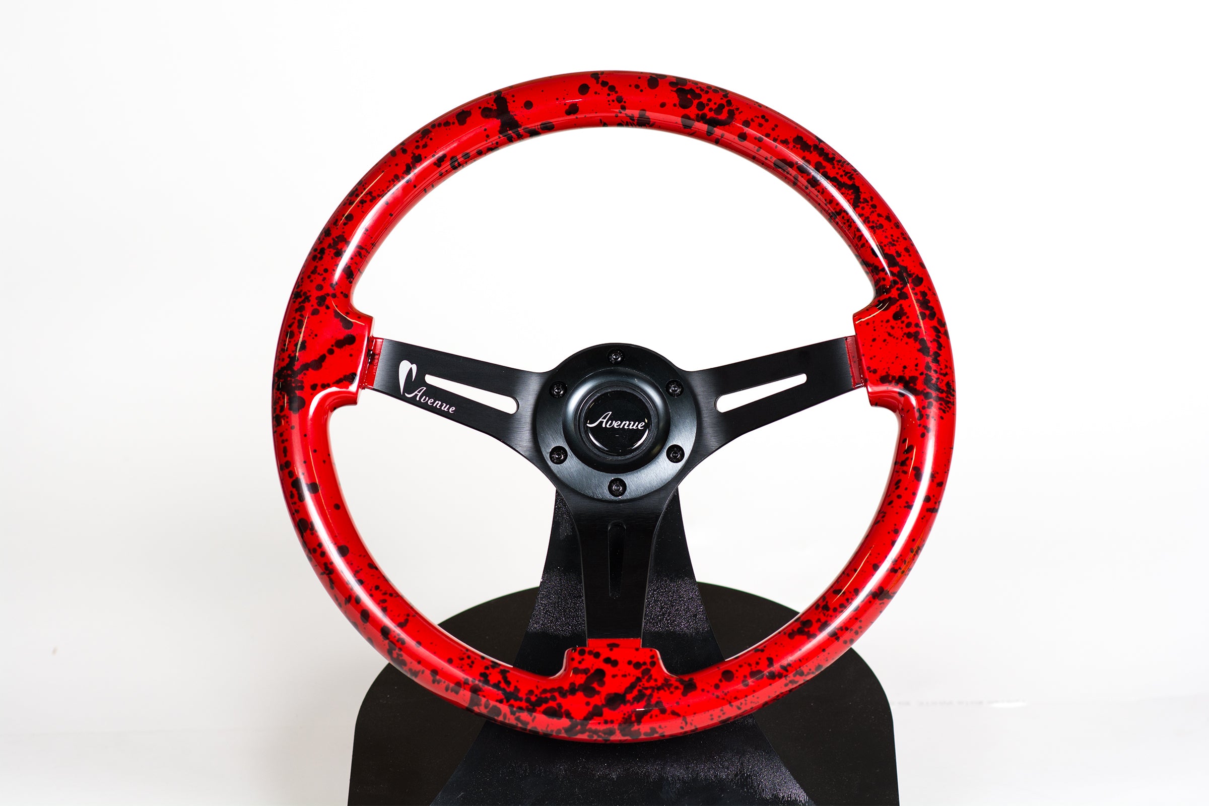 Avenue ステアリング 350mm S402 楽天市場】Avenue Performance レイブンブラック クローム