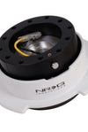 NRG 2.5 SERIES QUICK RELEASE BLACK BODY W/ WHITE RING SRK 250BK/WT