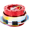 NRG 2.8 SERIES QUICK RELEASE RED BODY W/ NEOCHROME RING SRK 280RD/MC