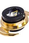 NRG 3.0 SERIES QUICK RELEASE BLACK BODY W/ GOLD RING SRK-650BK/CG