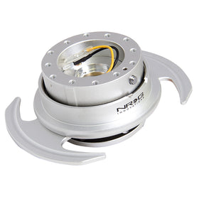 NRG 3.0 SERIES QUICK RELEASE SILVER BODY W/ SILVER RING SRK-650SL