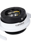 NRG 4.0 SERIES QUICK RELEASE BLACK BODY W/ WHITE RING SRK-700BK-WT