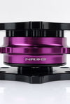 NRG R2.0 SFI SERIES QUICK RELEASE BLACK BODY/ PURPLE RING R200BK-PP