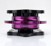 NRG R2.0 SFI SERIES QUICK RELEASE BLACK BODY/ PURPLE RING R200BK-PP