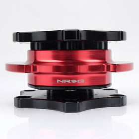 NRG R2.0 SFI SERIES QUICK RELEASE BLACK BODY/ RED RING R200BK-RD