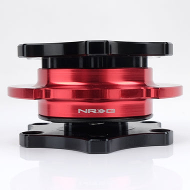 NRG R2.0 SFI SERIES QUICK RELEASE BLACK BODY/ RED RING R200BK-RD
