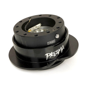 NRG HEART SERIES BLACK BODY W/ BLACK RING QUICK RELEASE SRK 143BK