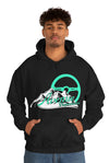 Avenue Mountain Design Unisex Hoodie Minty/Black