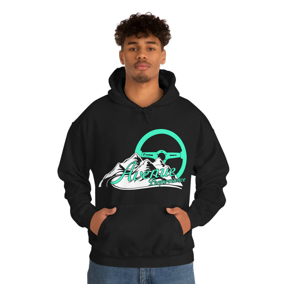 Avenue Mountain Design Unisex Hoodie Minty/Black